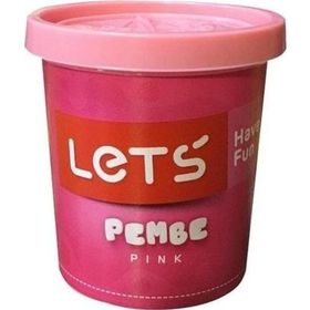 Lets L8440-14 Tek Renk Neon Pembe 115 gr Oyun Hamuru