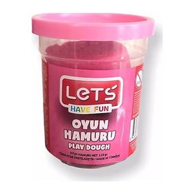Lets L8440-14 Tek Renk Neon Pembe 115 gr Oyun Hamuru