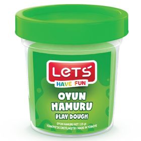 Lets L8440-4 115 gr Yeşil Tekli Oyun Hamuru