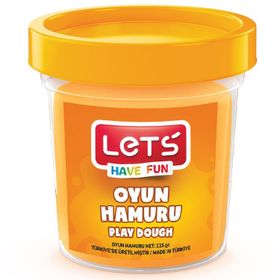 Lets L8440-8 115 gr Turuncu Tekli Oyun Hamuru