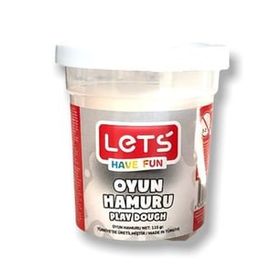 Lets L84409 Beyaz 115 gr Tek Renk Oyun Hamuru