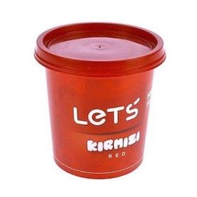 Lets L84409 Kırmızı 115 gr Tek Renk Oyun Hamuru