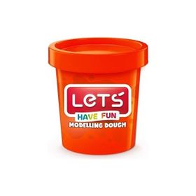 Lets L84409 Kırmızı 115 gr Tek Renk Oyun Hamuru