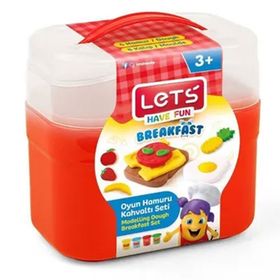 Lets L8496 12 Parça Oyun Hamuru Kahvaltı Seti