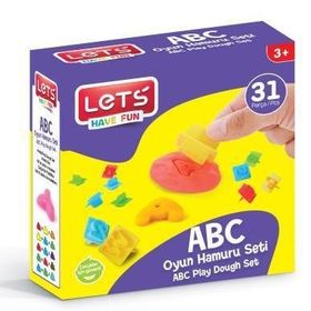 Lets L9105 31 Parça ABC Oyun Hamur Seti
