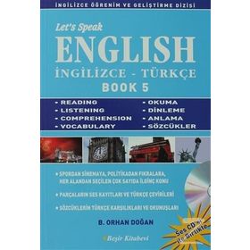 LET'S SPEAK ENGLISH BOOK 5 İNGİLİZCE-TÜRKÇE - BEKIR ORHAN DOĞAN