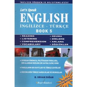 LET'S SPEAK ENGLISH BOOK 5 İNGİLİZCE-TÜRKÇE - BEKIR ORHAN DOĞAN