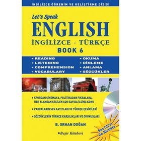 LET'S SPEAK ENGLISH BOOK 6 İNGİLİZCE-TÜRKÇE - BEKIR ORHAN DOĞAN
