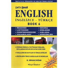 LET'S SPEAK ENGLISH BOOK 6 İNGİLİZCE-TÜRKÇE - BEKIR ORHAN DOĞAN