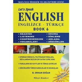 LET'S SPEAK ENGLISH BOOK 6 İNGİLİZCE-TÜRKÇE - BEKIR ORHAN DOĞAN