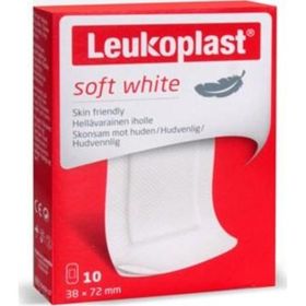 Leukoplast Soft White 38x72 mm 10 Adet Yara Bandı