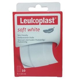 Leukoplast Soft White 6x10 cm 10 Adet Yara Bandı