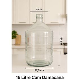 Leva 15 lt Su Sebili Cam Damacana