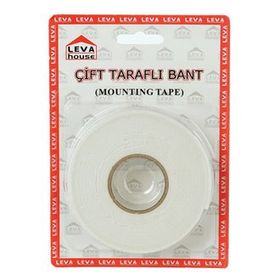 Leva House Beyaz Çift Taraflı Bant