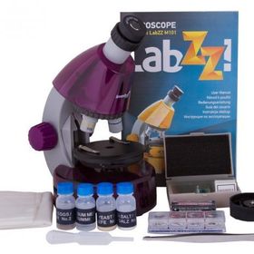 Levenhuk Labzz M101 Amethyst Microscope For Kids Mikroskop