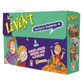 Levent Türkiye’yi Geziyorum - 4 5 Kitap Takım - Mustafa Orakçı