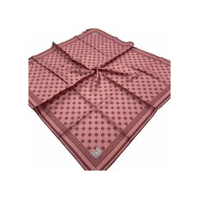 Levidor 22448-17 Pembe Desenli Tivil İpek Eşarp