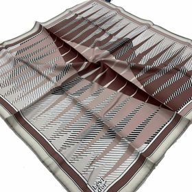Levidor 22468-14 Vizon Desenli Tivil İpek Eşarp