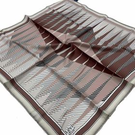 Levidor 22468-14 Vizon Desenli Tivil İpek Eşarp
