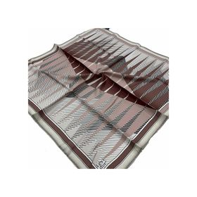 Levidor 22468-14 Vizon Desenli Tivil İpek Eşarp