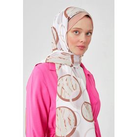 Levidor 23463-06 Aspen Camel Daire Desenli Şal
