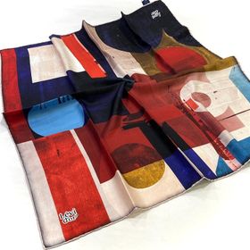 Levidor 3597-04 Bordo Tivil İpek Eşarp