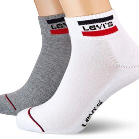 Levis 144NDL Mid Cut SPRTWR Logo 2P Çok Renkli Erkek Çorap