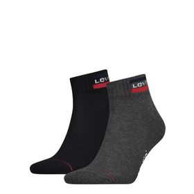 Levis 144NDL Mid Cut SPRTWR Logo 2P Çok Renkli Erkek Çorap