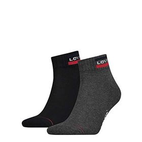 Levis 144NDL Mid Cut SPRTWR Logo 2P Çok Renkli Erkek Çorap