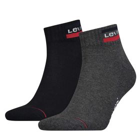 Levis 144NDL Mid Cut SPRTWR Logo 2P Çok Renkli Erkek Çorap
