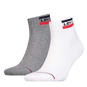 Levis 144NDL Mid Cut SPRTWR Logo 2P Çok Renkli Erkek Çorap