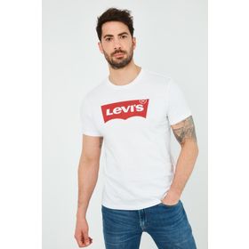 Levis 17783-0314 Bisiklet Yaka Standart Baskılı Beyaz Erkek T-shirt