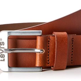 Levis 38016-0123 Kahverengi Deri Erkek Kemer