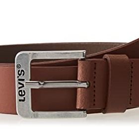 Levis 38016-0123 Kahverengi Deri Erkek Kemer
