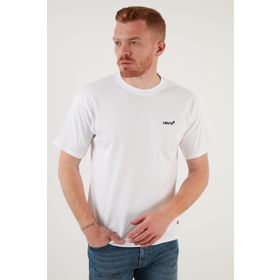 Levis A0637-0000 Beyaz Orig Hm Vneck V Yaka Relaxed Düz Erkek T-shirt