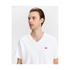 Levis A2084-0000 Beyaz V Yaka Erkek T-shirt