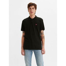Levis A2085-0000 Bisiklet Yaka Relaxed Düz Siyah Polo Erkek T-shirt