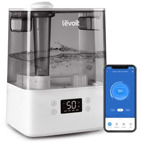 Levoit 6 lt Top-Fill Humidifier Wlan 26 db APP Alexa Kontrol Araba Uyku Modu Ultra Sessiz 55 H Ultrason Oda Hava Nemlendiricisi