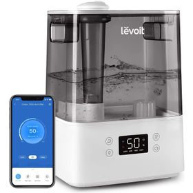 Levoit 6 lt Top-Fill Humidifier Wlan 26 db APP Alexa Kontrol Araba Uyku Modu Ultra Sessiz 55 H Ultrason Oda Hava Nemlendiricisi