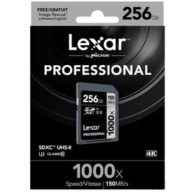 Lexar 1000X Professional 256GB 150 MB/s SDXC Hafıza Kartı