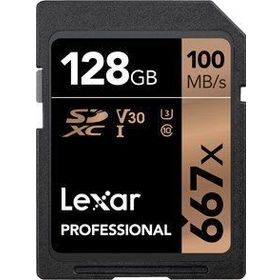 Lexar 128 gb 100 mb/s 667x Sdxc Profesyonel Hafıza Kartı