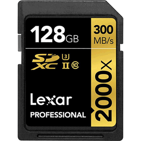 Lexar 128 GB Professional 2000x SDHC/SDXC UHS-II Hafıza Kartı