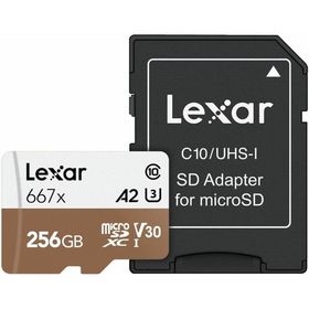 Lexar 256 gb Professional 667x microSDXC UHS-I Hafıza Kartı