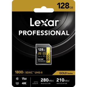 Lexar Gold Series 1800X Class 10 UHS-II U3 V60 128 GB Hafıza Kartı