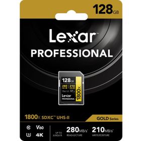 Lexar Gold Series 1800X Class 10 UHS-II U3 V60 128 GB Hafıza Kartı