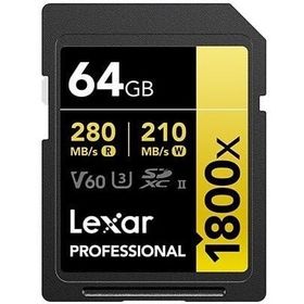 Lexar Gold Serisi Profesyonel 1800x UHS-II SDXC 64 GB Hafıza Kartı