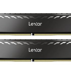Lexar LD4BU00 16GB Thor DT Gaming DDR4 UDIMM 2x8GB 3200 XMP Memory with Heatsink Dark Grey Color Dual Pack RAM