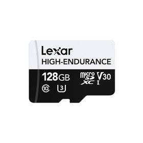 Lexar LMSHGED128G-BCNNG 128 GB MicroSD High Endurance MicrosDHC MicroSDXC UHS-I Cards Up to 100 MB/S Read 45 MB/S Bellek Kartı