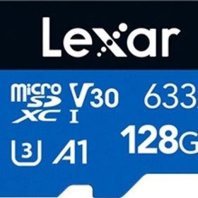 Lexar LSDMI128BB633A 128GB 633X Micro SDXC UHS-I With SD Adapter Kart Bellek