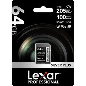 Lexar LSDSIPL064G Professional Silver Plus UHS-I U3 V30 64 GB Hafıza Kartı